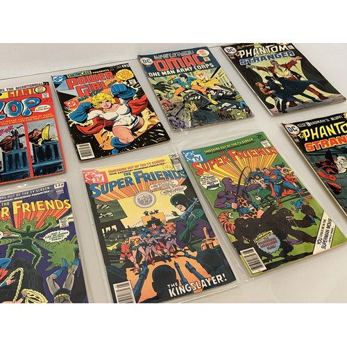 137 - Marvel and DC superhero comics, part of a large collection, Plop, Power Girl, Omac, Phantom Stranger... 