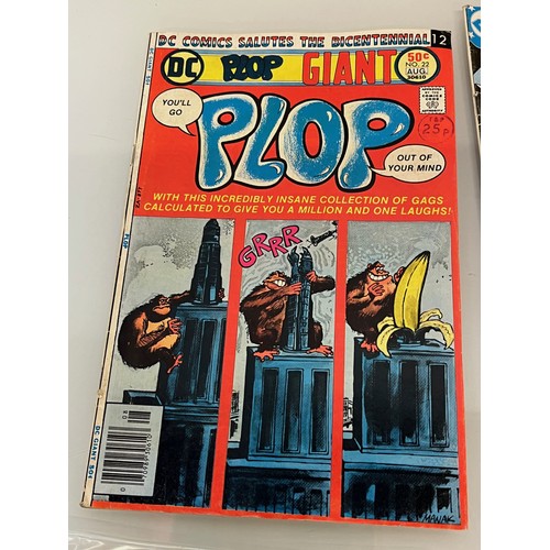 137 - Marvel and DC superhero comics, part of a large collection, Plop, Power Girl, Omac, Phantom Stranger... 