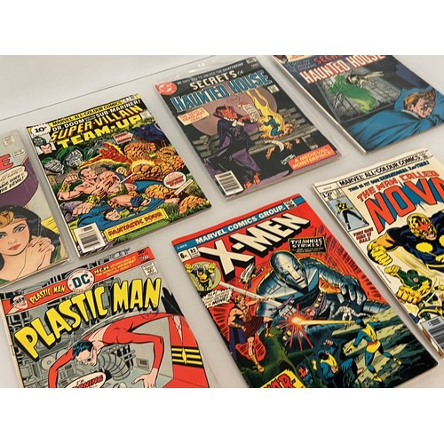 140 - Marvel and DC superhero comics, part of a large collection, Forbidden Worlds Herbie, Super Villains ... 