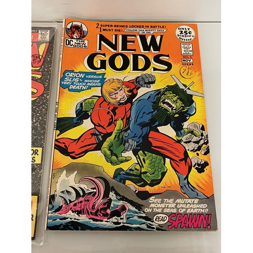 142 - Marvel and DC superhero comics, part of a large collection, Ka-Zar, New Gods, and Ms Marvel.

This l... 