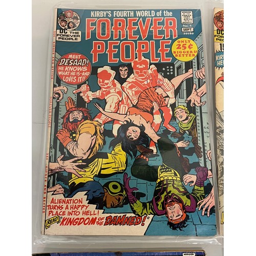 143 - Marvel and DC superhero comics, part of a large collection, Forever People, Tor, Deathlok, Dr Jekyll... 