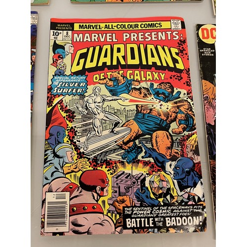 146 - Marvel and DC superhero comics, part of a large collection, Justice League, Kamandi, Sgt Fury, Capta... 