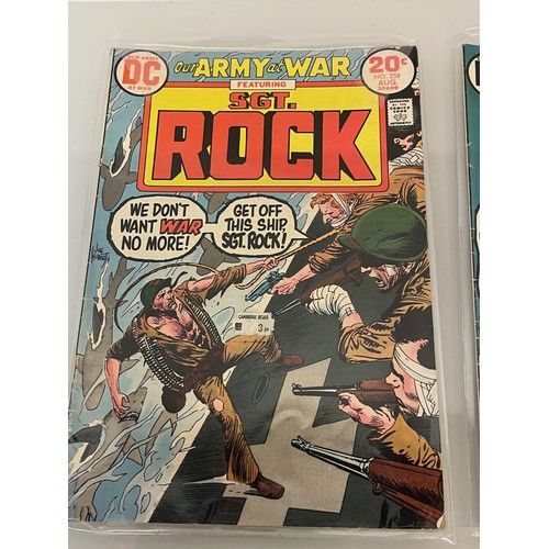 151 - Marvel and DC superhero comics, part of a large collection, Army at War Sgt Rock.

This lot is avail... 