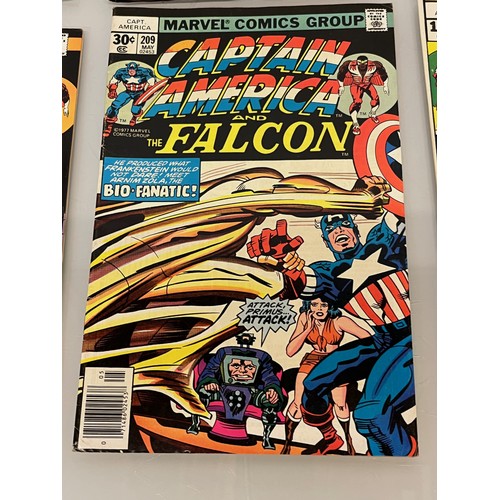 156 - Marvel and DC superhero comics, part of a large collection, Captain America, Iron Man and Falcon.

T... 