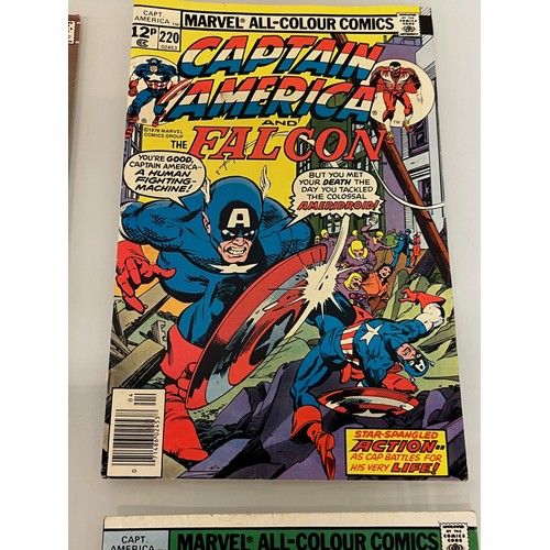 156 - Marvel and DC superhero comics, part of a large collection, Captain America, Iron Man and Falcon.

T... 