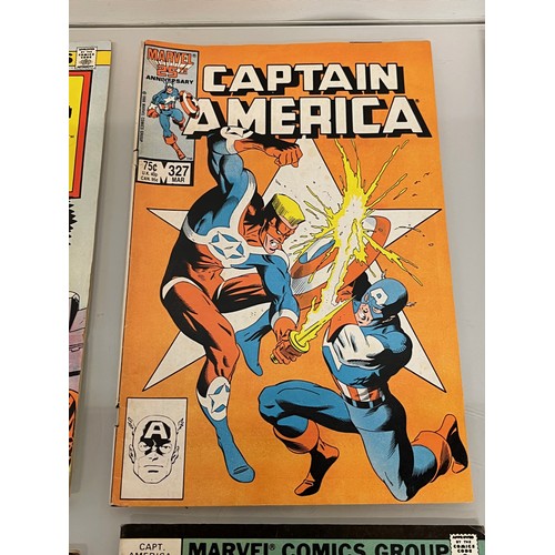 156 - Marvel and DC superhero comics, part of a large collection, Captain America, Iron Man and Falcon.

T... 