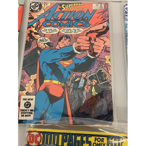 157 - Marvel and DC superhero comics, part of a large collection, Action Comics, Superman, Worlds Finest a... 