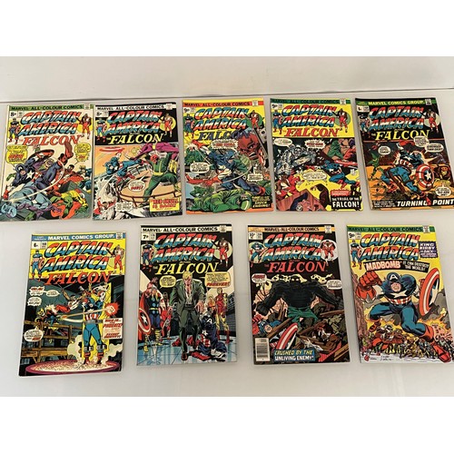 158 - Marvel and DC superhero comics, part of a large collection, Captain America and Falcon.

This lot is... 