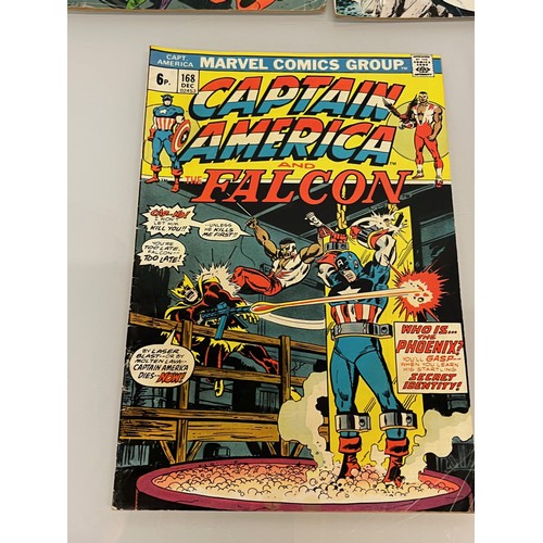 158 - Marvel and DC superhero comics, part of a large collection, Captain America and Falcon.

This lot is... 