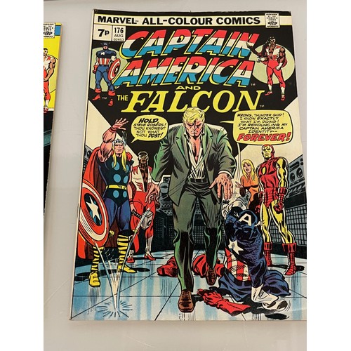 158 - Marvel and DC superhero comics, part of a large collection, Captain America and Falcon.

This lot is... 