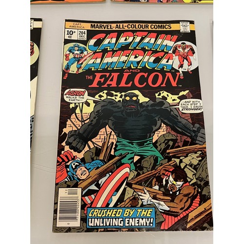 158 - Marvel and DC superhero comics, part of a large collection, Captain America and Falcon.

This lot is... 