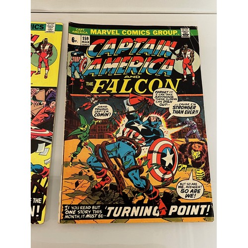 158 - Marvel and DC superhero comics, part of a large collection, Captain America and Falcon.

This lot is... 