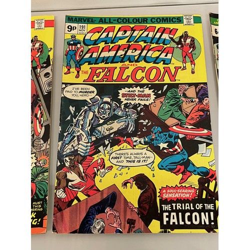 158 - Marvel and DC superhero comics, part of a large collection, Captain America and Falcon.

This lot is... 