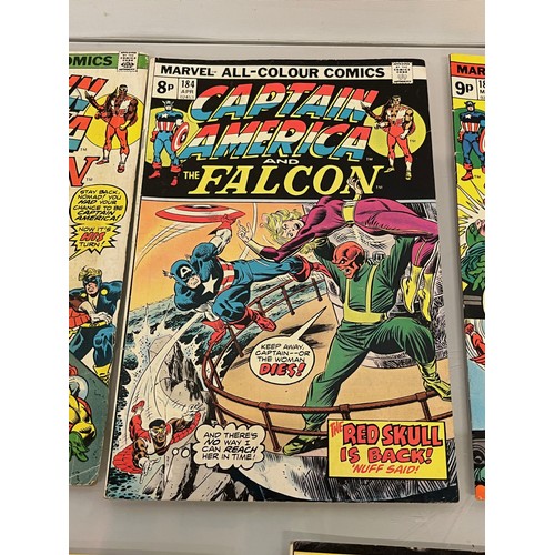 158 - Marvel and DC superhero comics, part of a large collection, Captain America and Falcon.

This lot is... 