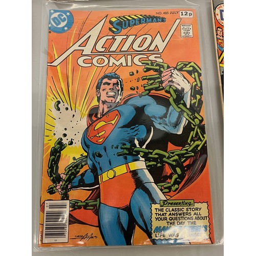 159 - Marvel and DC superhero comics, part of a large collection, Superman, Worlds Finest, Action Comics, ... 