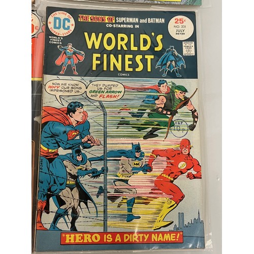 159 - Marvel and DC superhero comics, part of a large collection, Superman, Worlds Finest, Action Comics, ... 