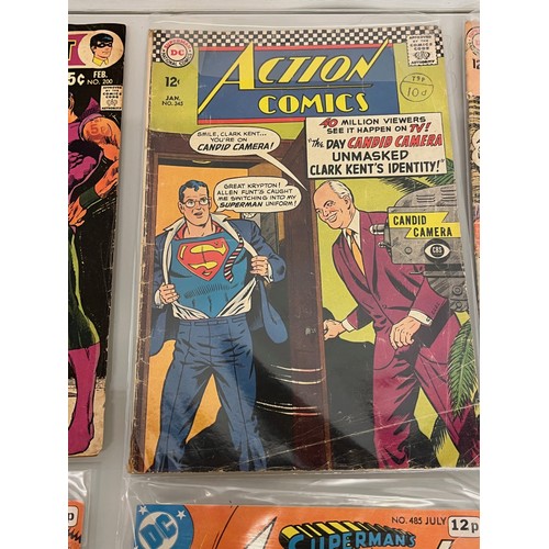 159 - Marvel and DC superhero comics, part of a large collection, Superman, Worlds Finest, Action Comics, ... 