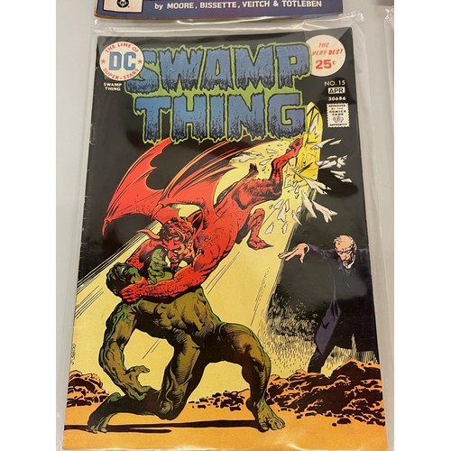 160 - Marvel and DC superhero comics, part of a large collection, Swamp Thing.

This lot is available for ... 