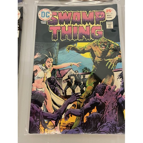 160 - Marvel and DC superhero comics, part of a large collection, Swamp Thing.

This lot is available for ... 