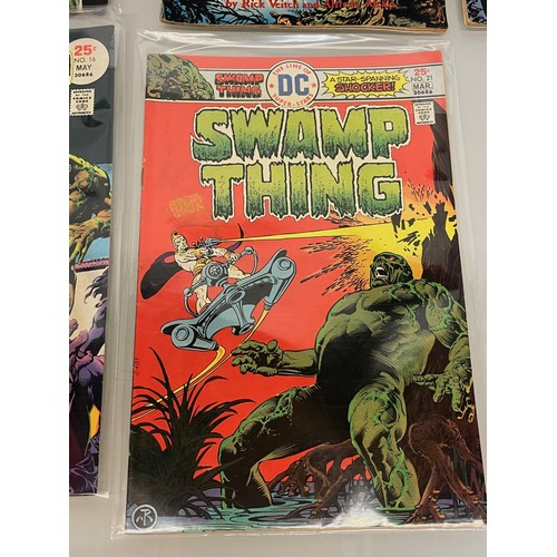 160 - Marvel and DC superhero comics, part of a large collection, Swamp Thing.

This lot is available for ... 