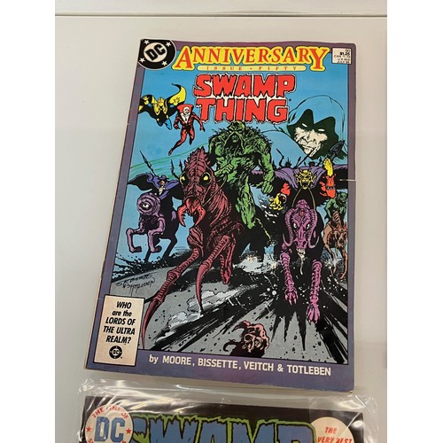 160 - Marvel and DC superhero comics, part of a large collection, Swamp Thing.

This lot is available for ... 