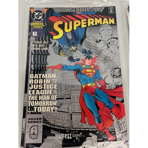 161 - Marvel and DC superhero comics, part of a large collection, Superman.

This lot is available for in-... 