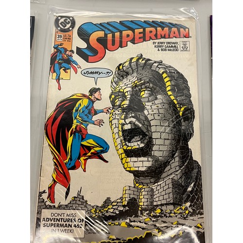 161 - Marvel and DC superhero comics, part of a large collection, Superman.

This lot is available for in-... 