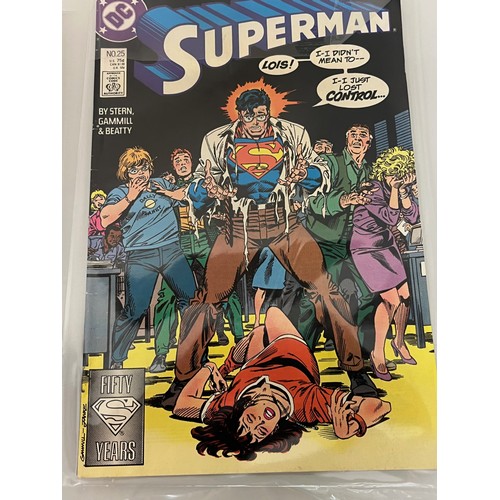 161 - Marvel and DC superhero comics, part of a large collection, Superman.

This lot is available for in-... 