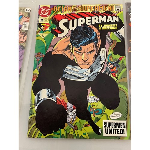 161 - Marvel and DC superhero comics, part of a large collection, Superman.

This lot is available for in-... 