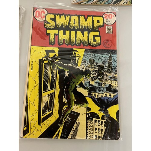 162 - Marvel and DC superhero comics, part of a large collection, Swamp Thing.

This lot is available for ... 