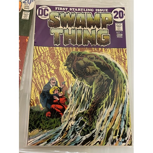 162 - Marvel and DC superhero comics, part of a large collection, Swamp Thing.

This lot is available for ... 