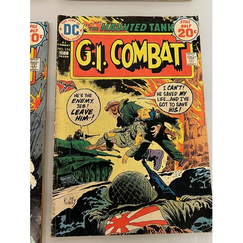 163 - Marvel and DC superhero comics, part of a large collection, G.I. War, G.I. Combat, Star Spangled War... 