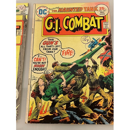 163 - Marvel and DC superhero comics, part of a large collection, G.I. War, G.I. Combat, Star Spangled War... 