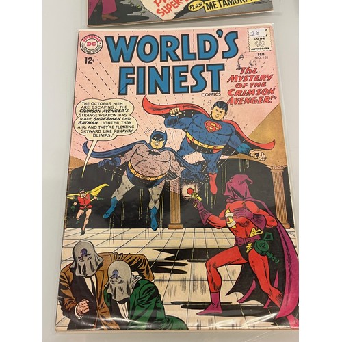 164 - Marvel and DC superhero comics, part of a large collection, Worlds Finest, Batman and Superman.

Thi... 