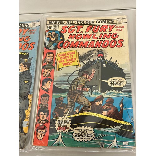 165 - Marvel and DC superhero comics, part of a large collection, Sgt Fury.

This lot is available for in-... 