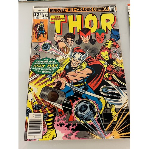 166 - Marvel and DC superhero comics, part of a large collection, Thor.

This lot is available for in-hous... 