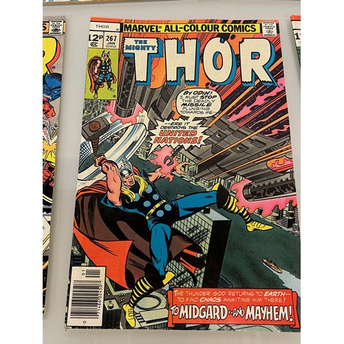 166 - Marvel and DC superhero comics, part of a large collection, Thor.

This lot is available for in-hous... 