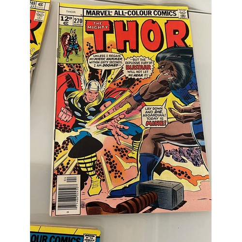 166 - Marvel and DC superhero comics, part of a large collection, Thor.

This lot is available for in-hous... 