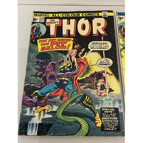 166 - Marvel and DC superhero comics, part of a large collection, Thor.

This lot is available for in-hous... 