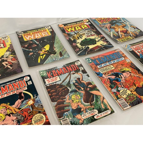 167 - Marvel and DC superhero comics, part of a large collection, Star Spangled War, Kamandi and Men of Wa... 