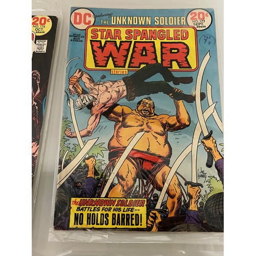 167 - Marvel and DC superhero comics, part of a large collection, Star Spangled War, Kamandi and Men of Wa... 