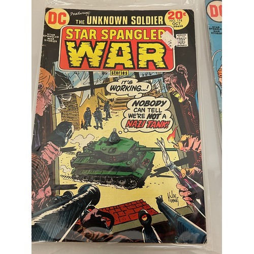 167 - Marvel and DC superhero comics, part of a large collection, Star Spangled War, Kamandi and Men of Wa... 