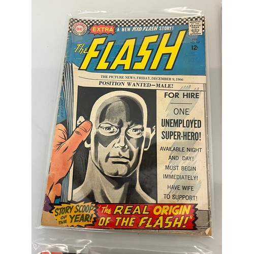 168 - Marvel and DC superhero comics, part of a large collection, Flash.

This lot is available for in-hou... 