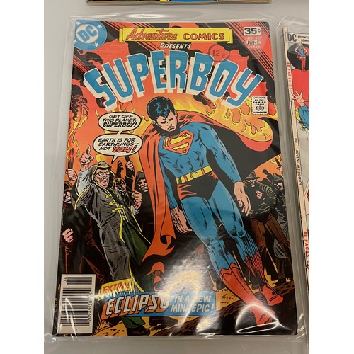 169 - Marvel and DC superhero comics, part of a large collection, Superboy, Superman and Flash.

This lot ... 