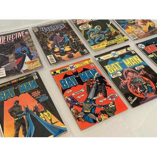 170 - Marvel and DC superhero comics, part of a large collection, Bat Man.

This lot is available for in-h... 