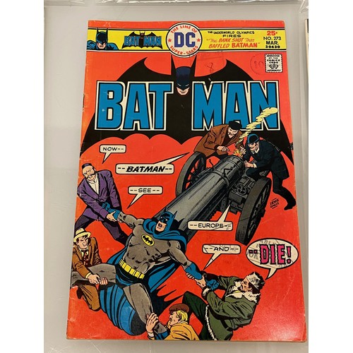 170 - Marvel and DC superhero comics, part of a large collection, Bat Man.

This lot is available for in-h... 