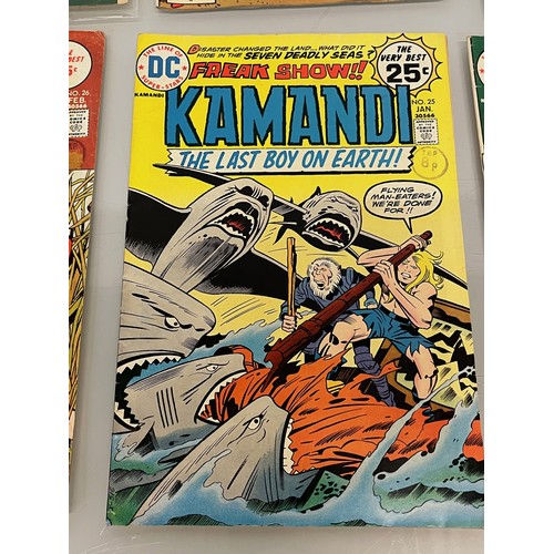 171 - Marvel and DC superhero comics, part of a large collection, Korak, and Kamandi.

This lot is availab... 