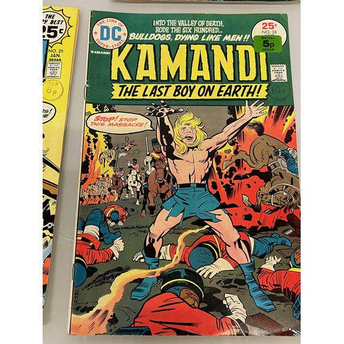 171 - Marvel and DC superhero comics, part of a large collection, Korak, and Kamandi.

This lot is availab... 