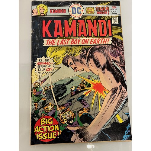 171 - Marvel and DC superhero comics, part of a large collection, Korak, and Kamandi.

This lot is availab... 