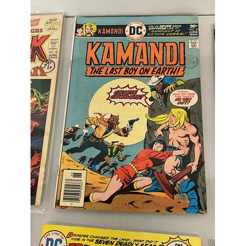 171 - Marvel and DC superhero comics, part of a large collection, Korak, and Kamandi.

This lot is availab... 